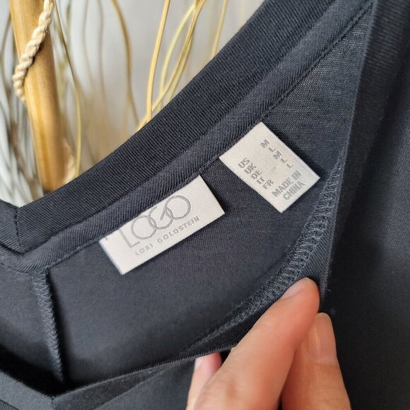 LOGO By Lori Goldstein Tunic Womens Medium - Picture 4 of 5